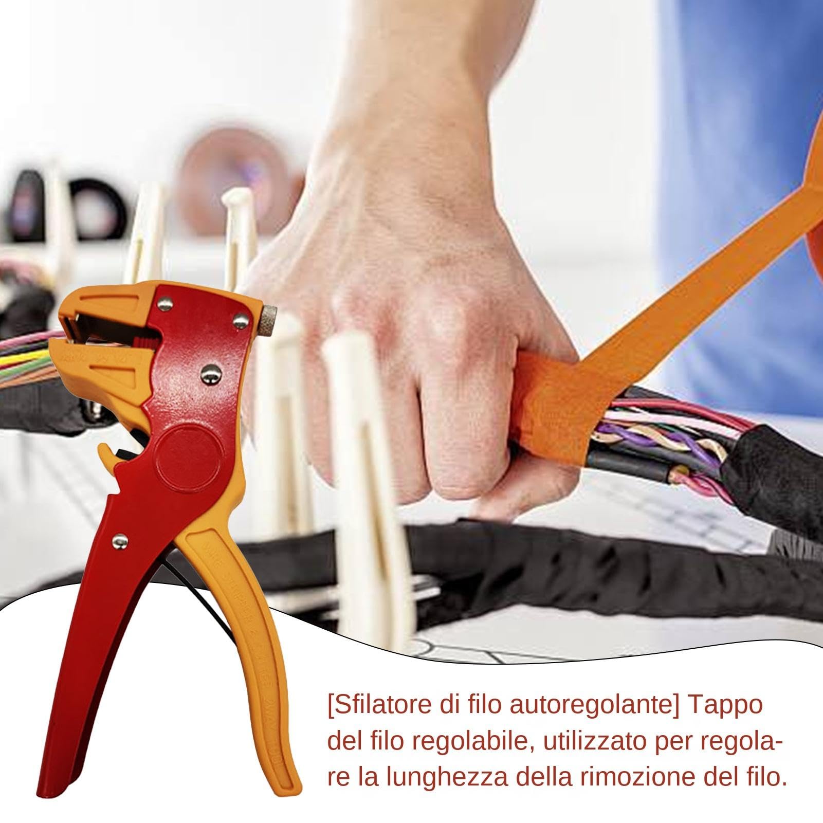 Spelafili Quickstrip &ndash; Attrezzo Manuale Per Strippare Fili Elettrici, Nuovo
