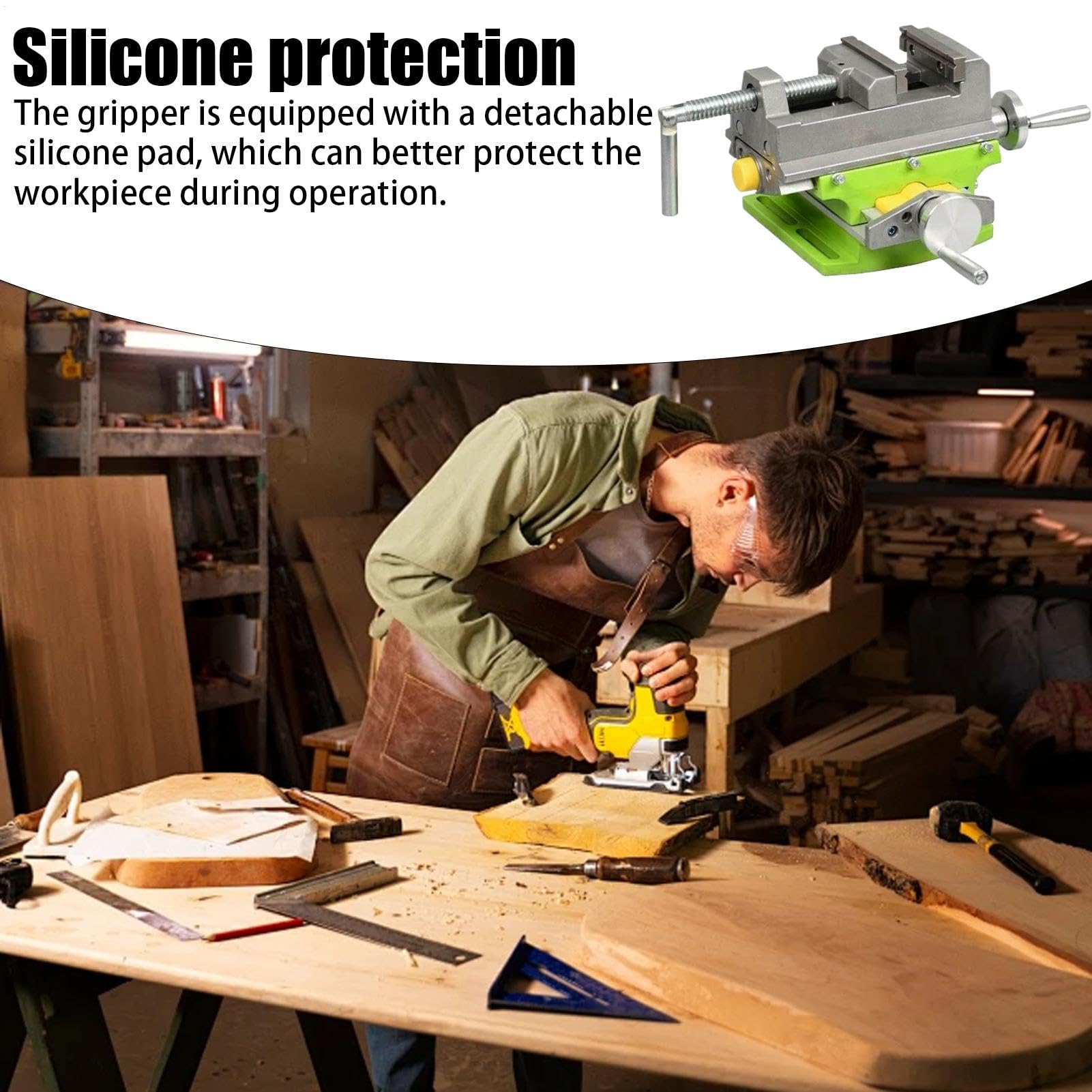 per Trapano a Colonna Piccola Foratura Serraggio Girevole | Da Legno Per Lavorazione Metalli Officina Fai Da Te Hobby Riparazioni Fresatura Attrezzeria