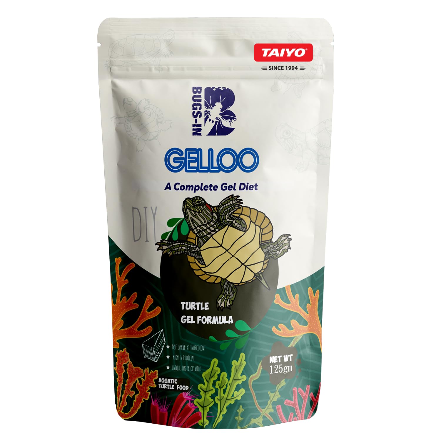 BUGS -IN GELLOO Indias First Gel Based Turtle Food | Feed Fresh DIY Complete Gel Diet (Turtle) (B0CGV2H5N3) Amazon Price History, Amazon Price Tracker
