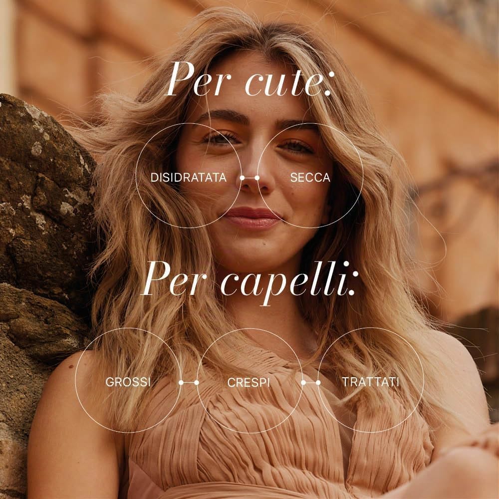Monacelli Inphinity Maschera capelli Rivitalizzante 1000ml per capelli secchi, crespi e molto trattati, crema condizionante che nutre, disciplina e ripara