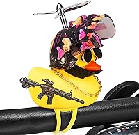 Vista 20 de wonuu Adornos de pato de goma para automóvil, decoración de tablero de pato para apretar, decoración de bicicleta para ciclismo, motocicleta