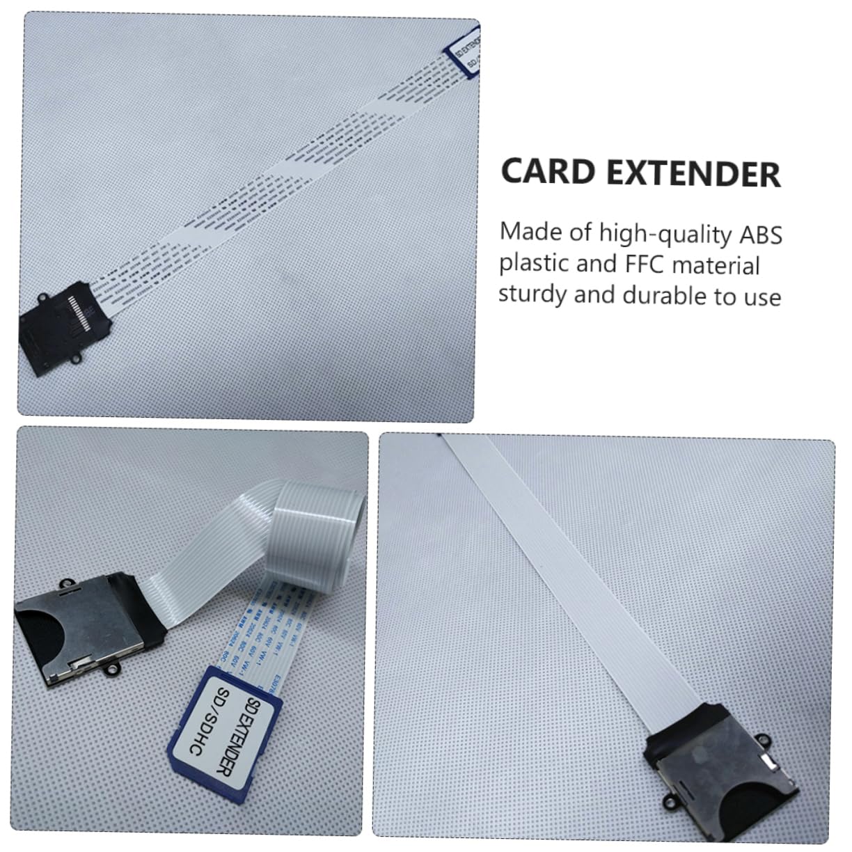 Yardenfun Memory Card Extension Cable Adapter for Printer Development Boards Card Reader Cord for Easy Connection Saving Use
