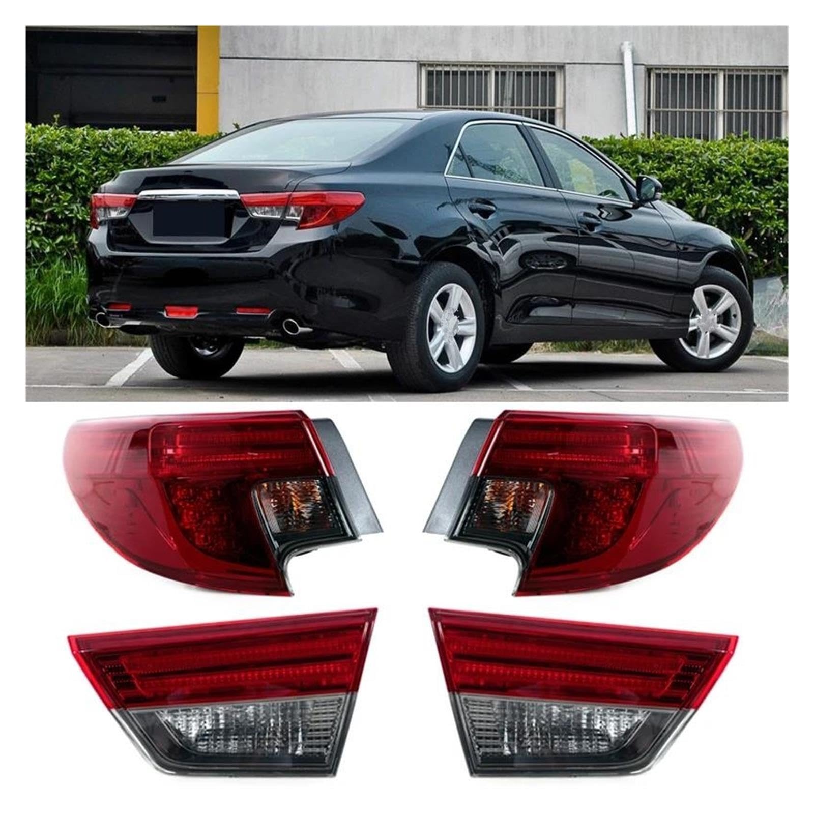 Conjunto Piloto Trasero Para Toyota Para Reiz 2013 - 2017 Para Mark X