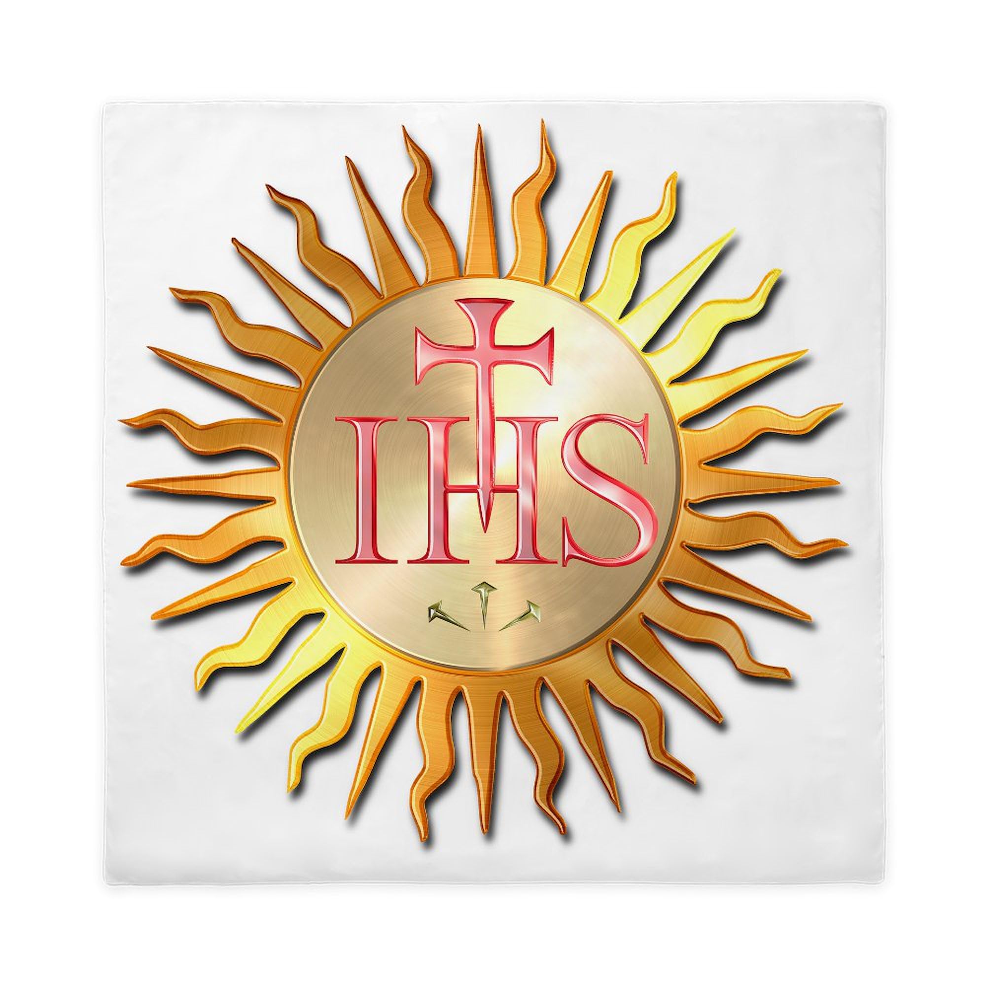 CafePress Jesuits Seal Queen Duvet Cover, Printed Comforter Cover, Unique Bedding