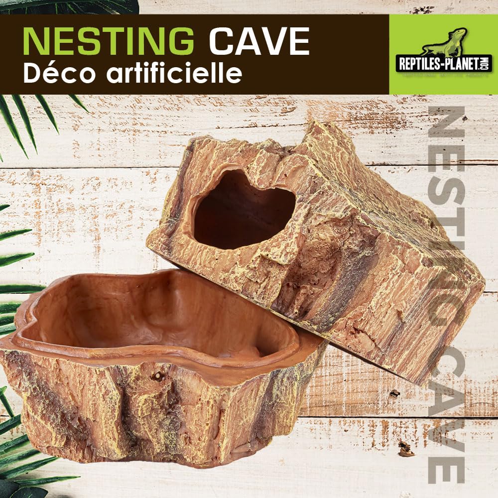 Reptiles Planet - Nesting Cave XL - Nid de Ponte - 20,5 x 15,5 x 16 cm
