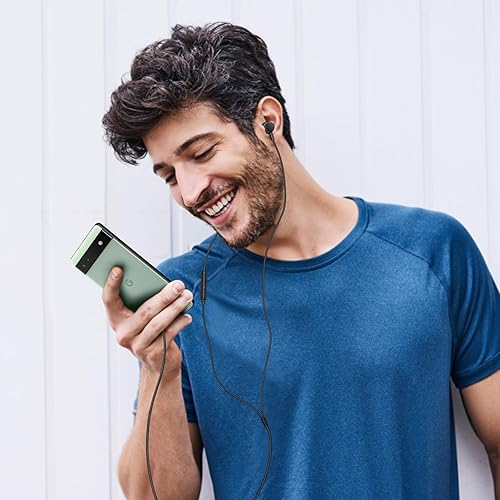 Miniatura 7 de Auriculares con cable para computadora portátil, auriculares con cancelación de ruido con conector de audio de 0.138 in, micrófono de alta fidelidad