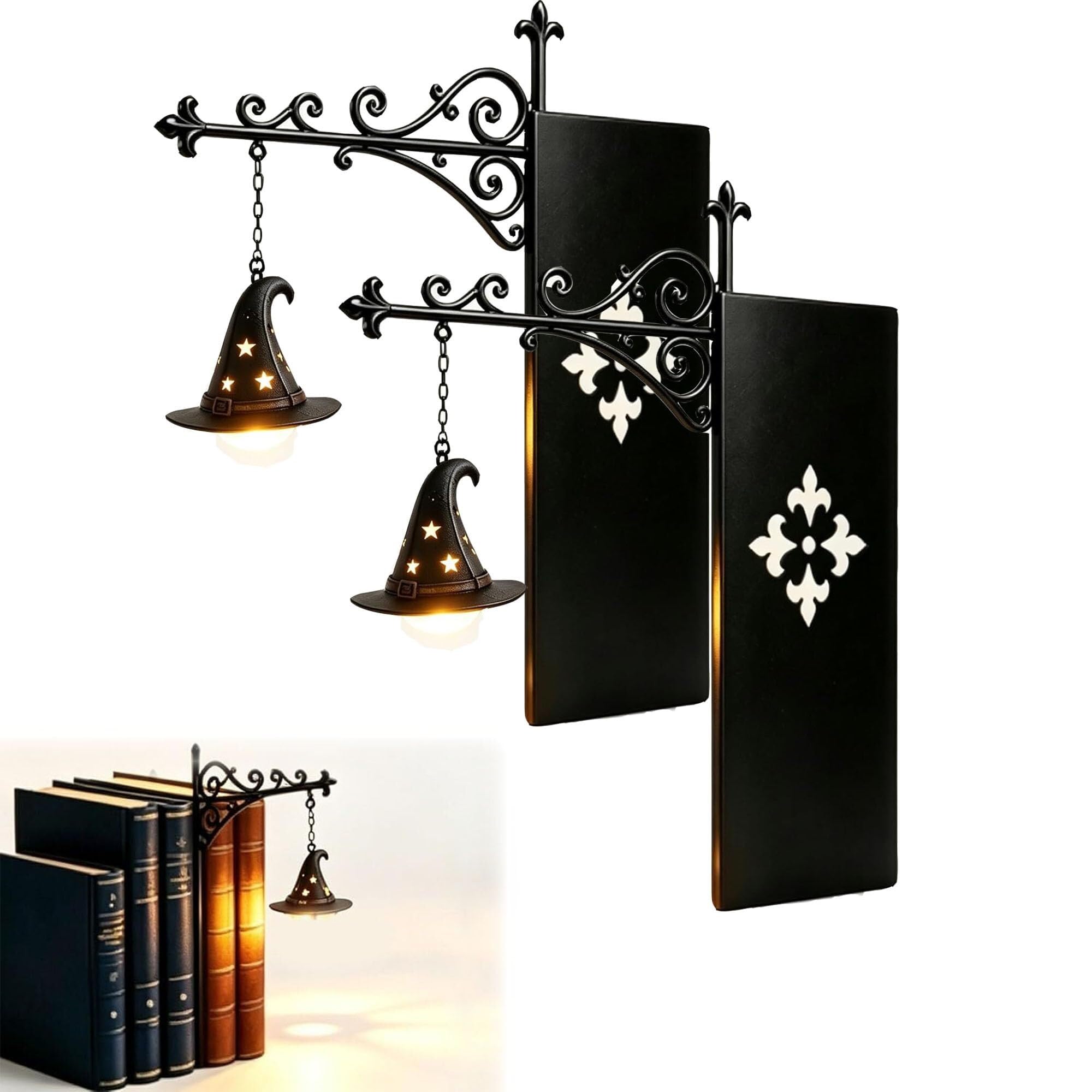 Miniature Hanging Lantern For Bookshelf Library Decorative Lighting