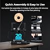 Creality Ender 3 V3 SE F 3D Printer, 250mm/s Faster Print Speed CR Touch Auto Leveling Sprite Direct Extruder Dual Z-Axis Auto Filament Loading Upgraded Ender 3D Printer Print Size 8.66x8.66x9.84 inch