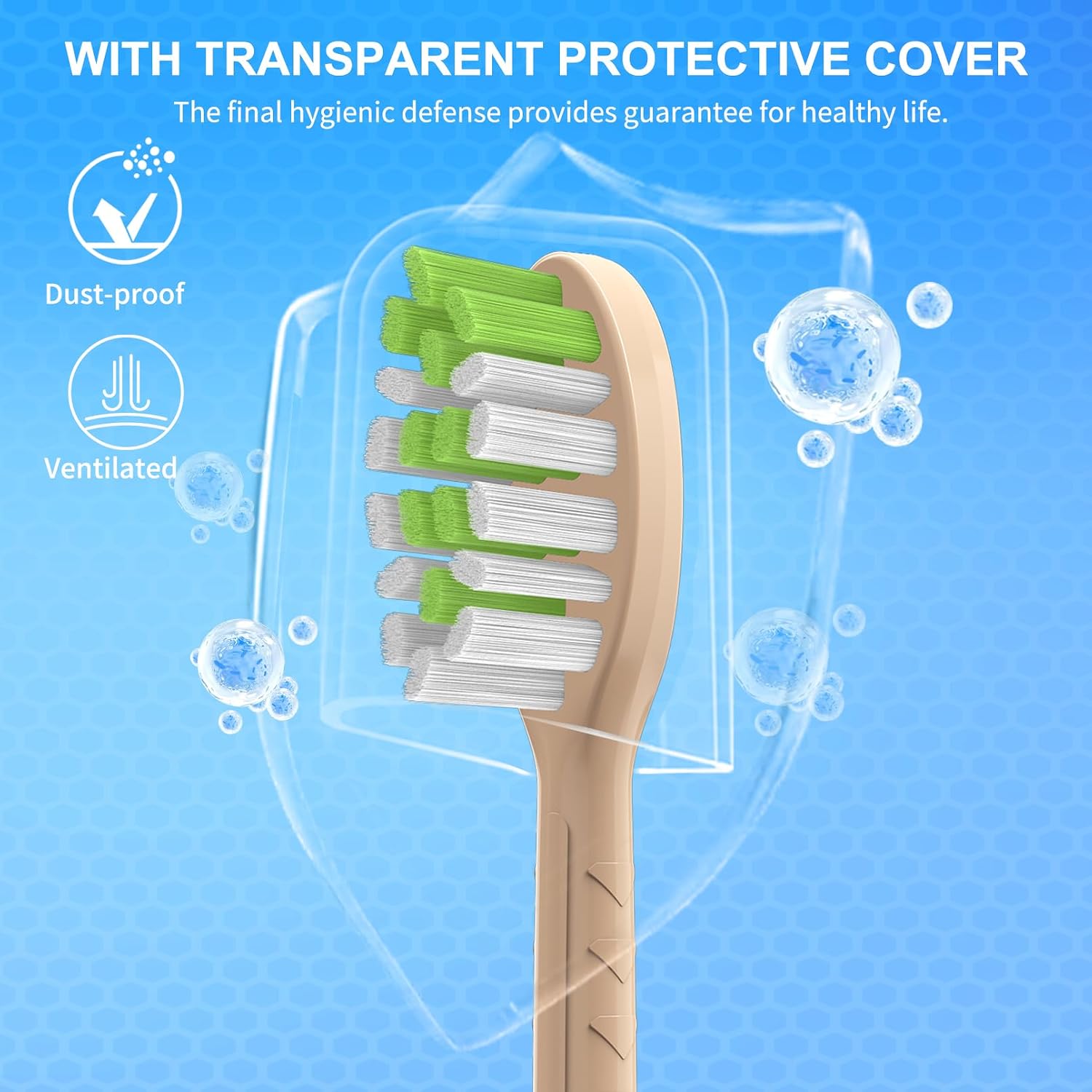 10 Pack Toothbrush Replacement Heads for Philips One Sonicare, Pink image 5