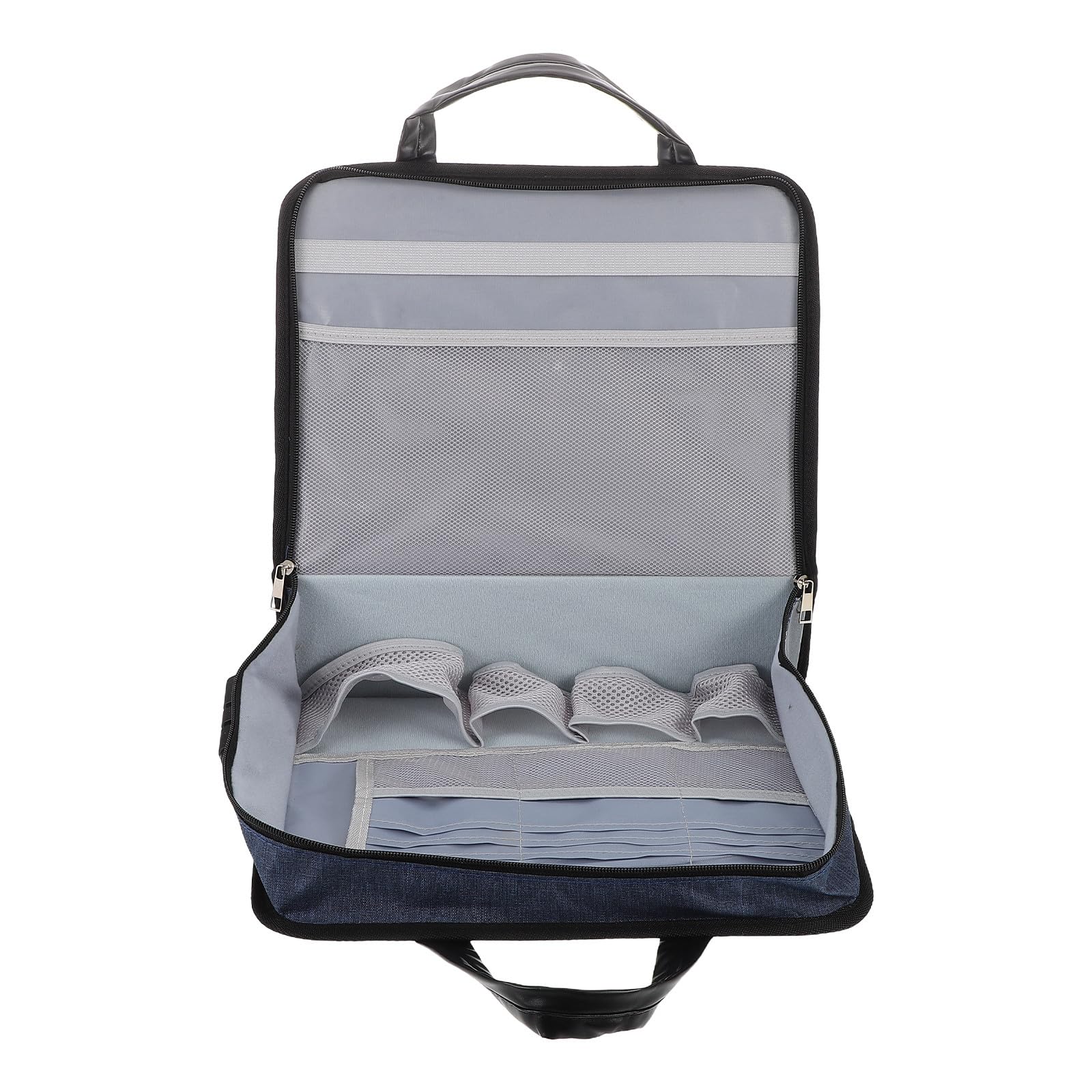 Artibetter Borsa da Ufficio Oxford Blu con Scomparto per Laptop, Design Portatile e Lucchetto a Combinazione Integrato per Viaggi di Lavoro
