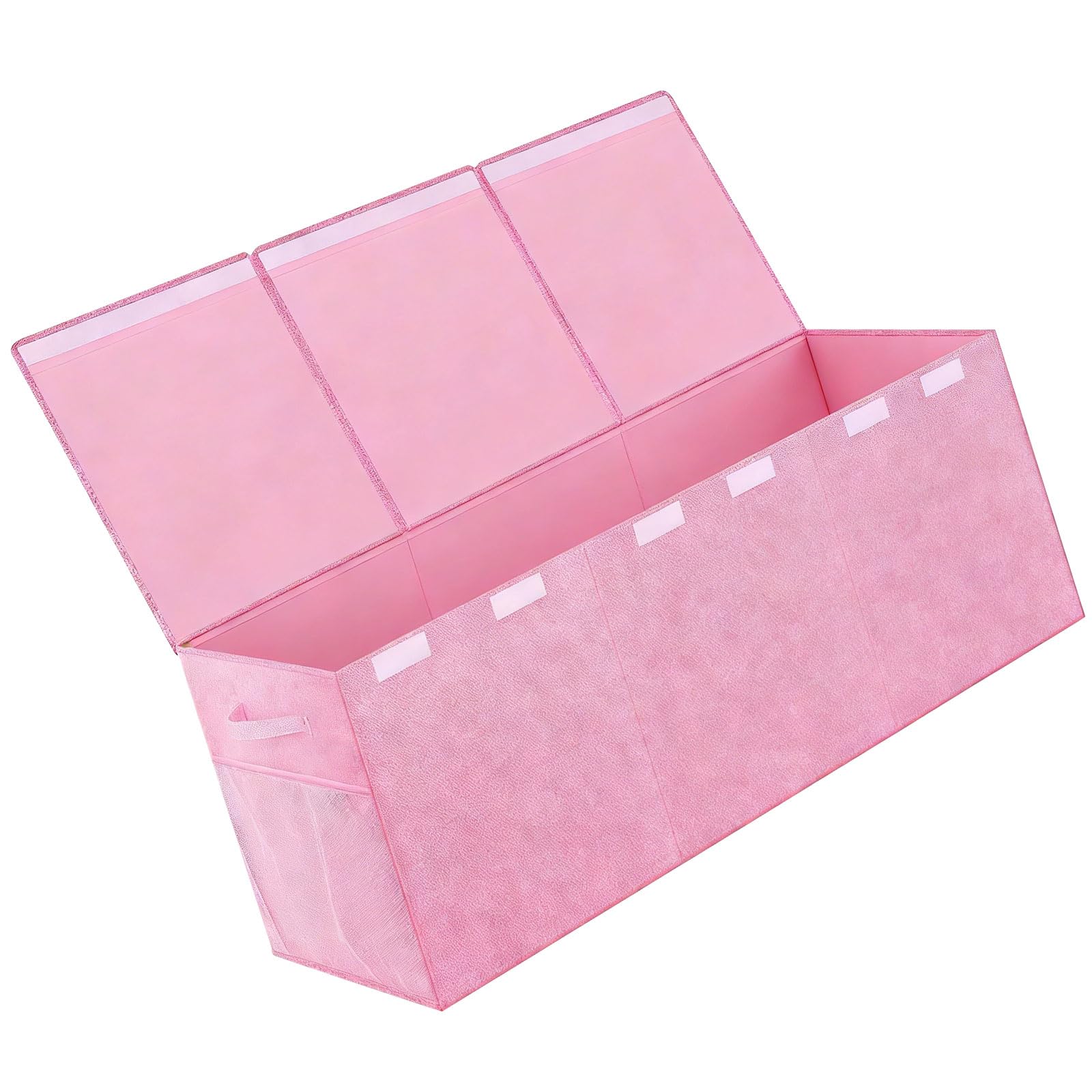 Yhplxyuus Extra Big Fabric Storage Holder Bin for Boys and Girls Having Web Pockets and Sturdy Construction Holder Box Storage Bin