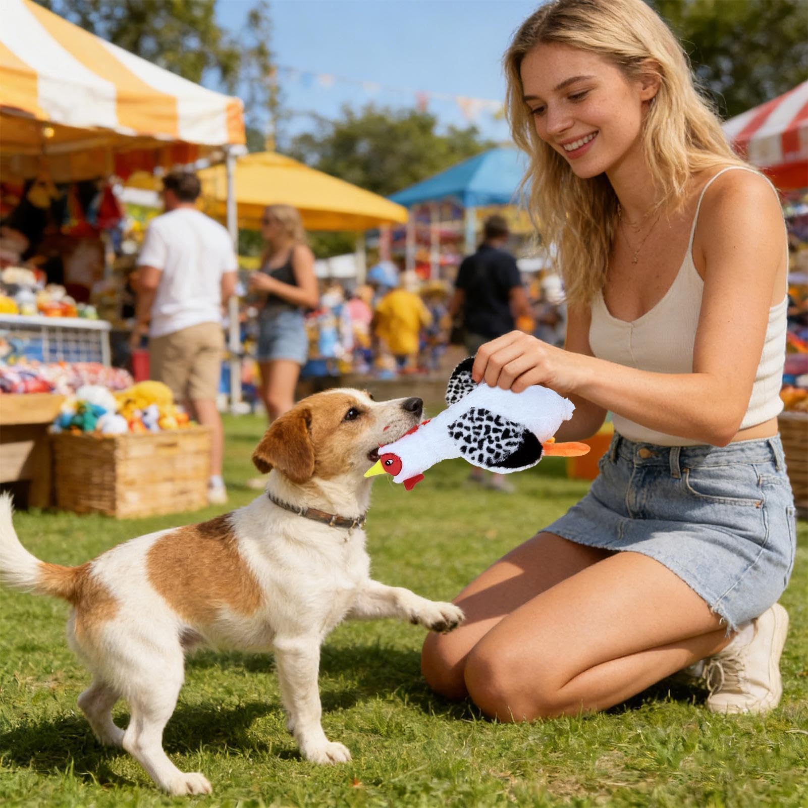 Juguetes de Peluche para Perros Juguetes interactivos con sonido crujiente | Juguete de Dentición con Sonido Para Cachorros Pequeños Medianos Grandes en Casa Viajes Exterior