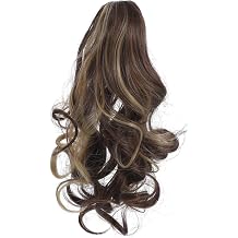 Long Curly Synthetic Hair Wig Clip for Women Claw Style Hair Extension for Daily Wear and Parties