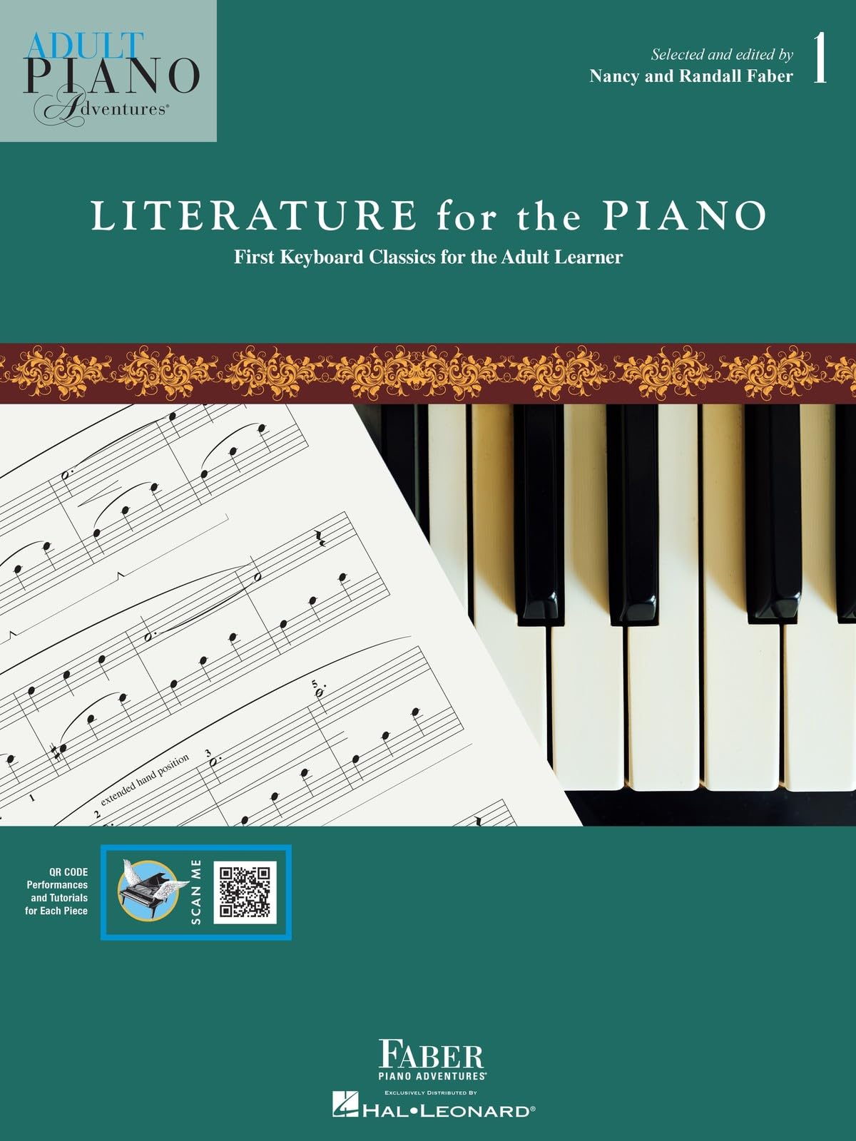 Adult Piano Adventures Literature for Piano Book 1. Includes Media Online: First Keyboard Classics for the Adult Learner Faber Piano Adventures®