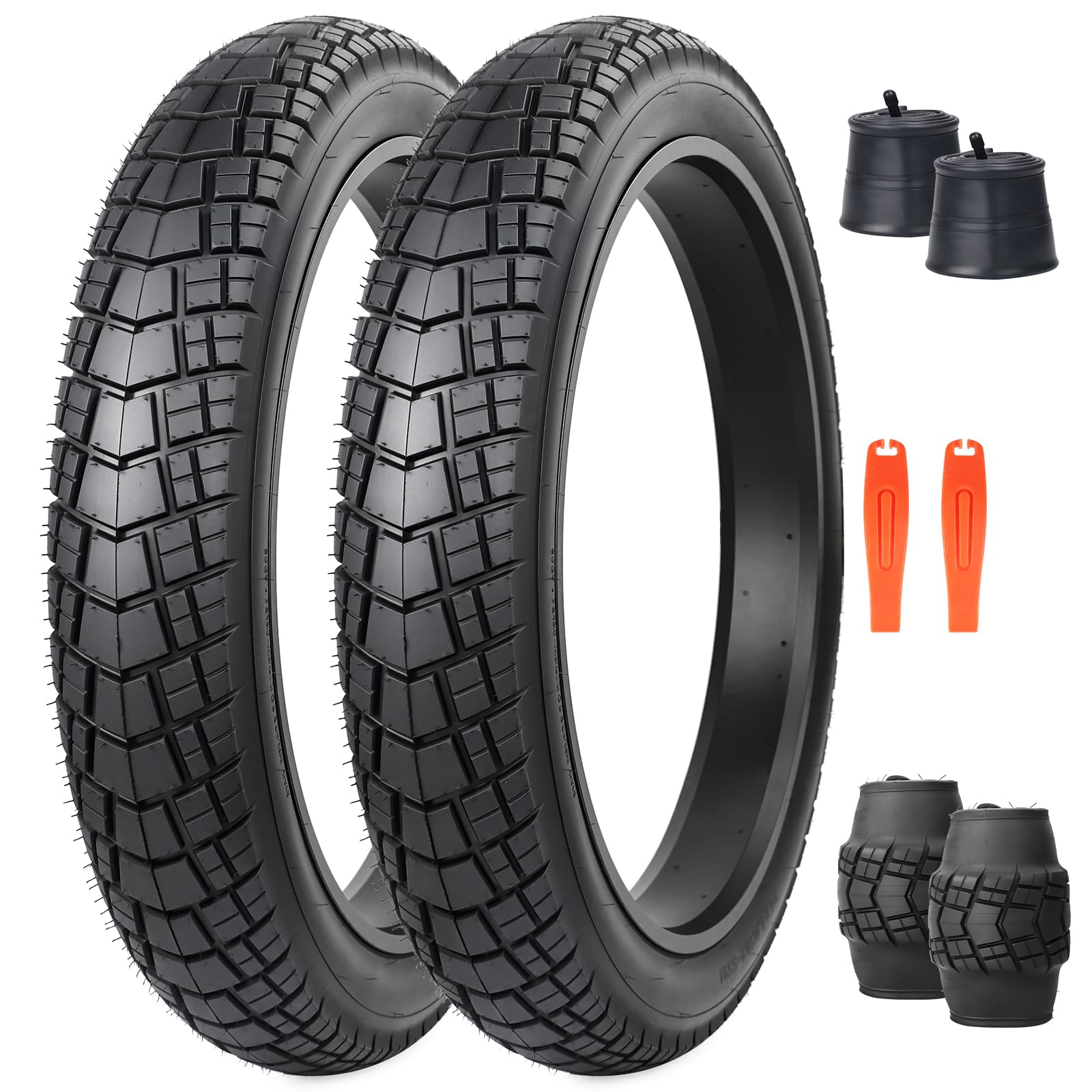WEEROCK Fatbike opona rowerowa 16/20/26 x 4,0", do dużych obciążeń, składana, do wszystkich rodzajów terenu