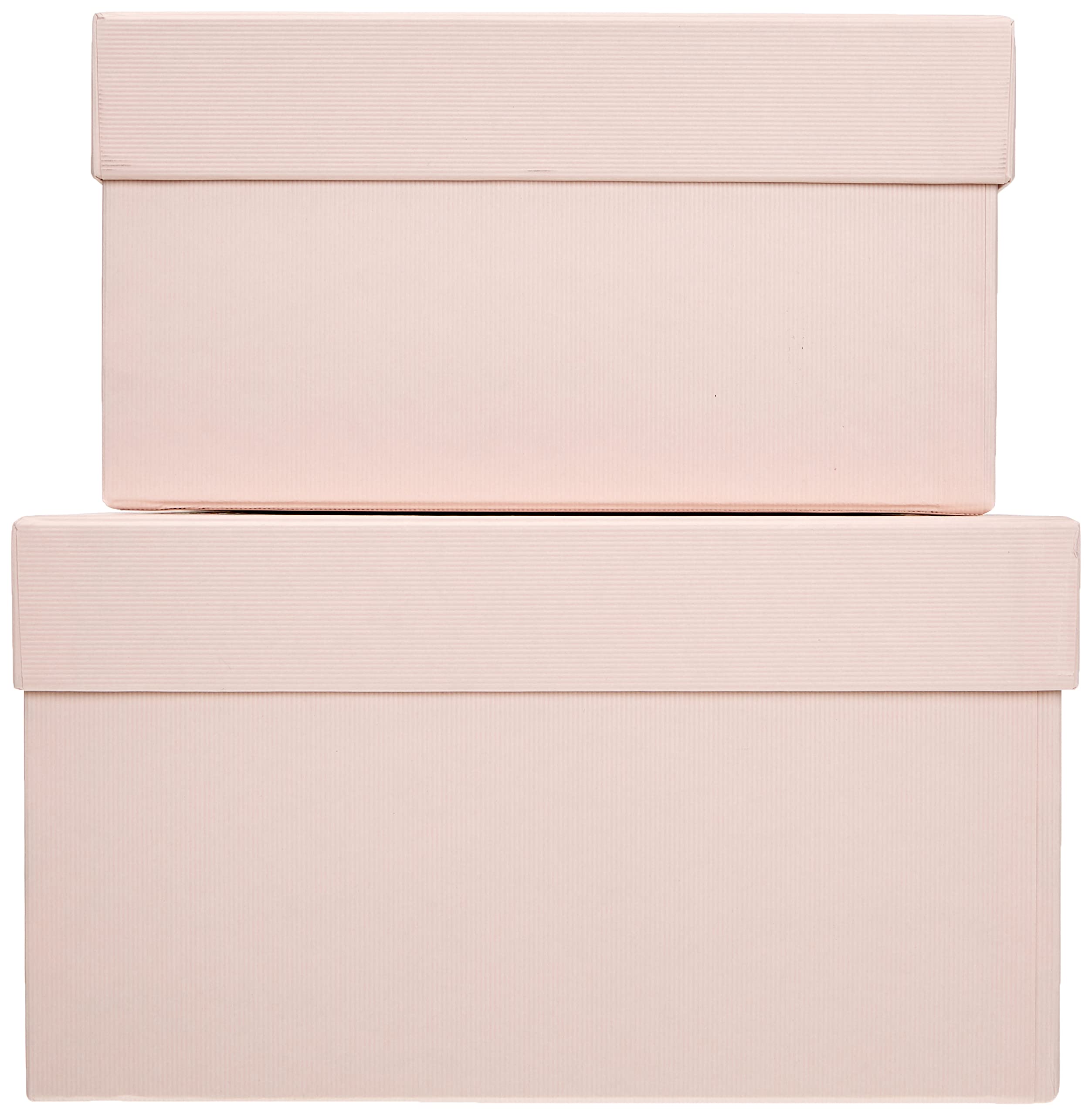 Rössler 13491453580 - Scatole di cartone S.O.H.O. Boxline da 2 pezzi, rettangolari, colore: Powder