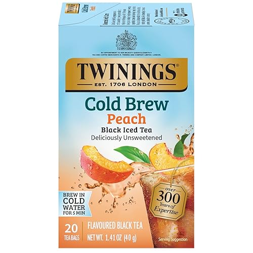 Vista 7 de Twinings Mixed Berries - Té negro con sabor de bayas mixtas para preparación de té helado, té con cafeína y sin azúcar, 20 unidades (paquete de 6)