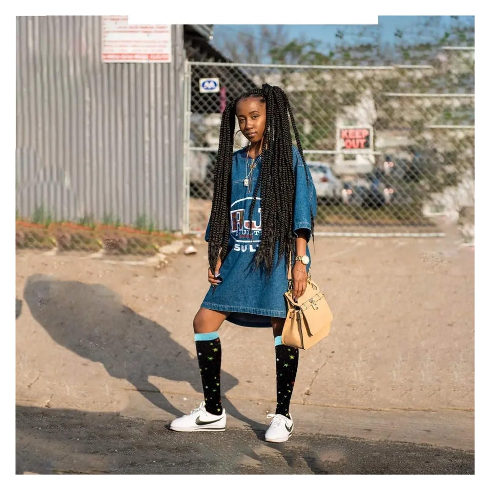 6 pares de calcetines de compresión estampados divertidos para venas varicosas, atléticos, médicos, enfermeras, correr, vuelos, viajes, calcetines para hombres y mujeres, Zh108, L