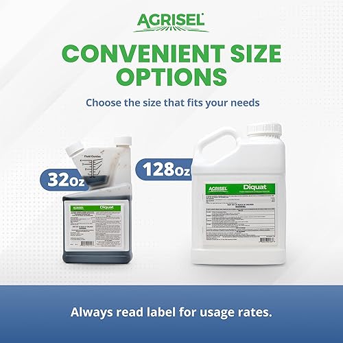 Miniatura 6 de Agrisel Diquat Herbicida - Fórmula de acción rápida para malezas acuáticas y paisajísticas, seguro en ornamentales, resultados visibles en 1-2 días,