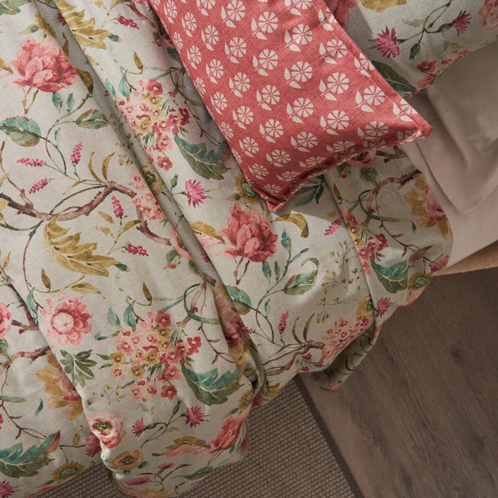 LA MALLORQUINA - Colcha Entretiempo - Casandra (Azul- Cama 135 cm - 230x260cm) Mezcla de Algodón. Ideal para la Cama o como para Cubrir el sofá