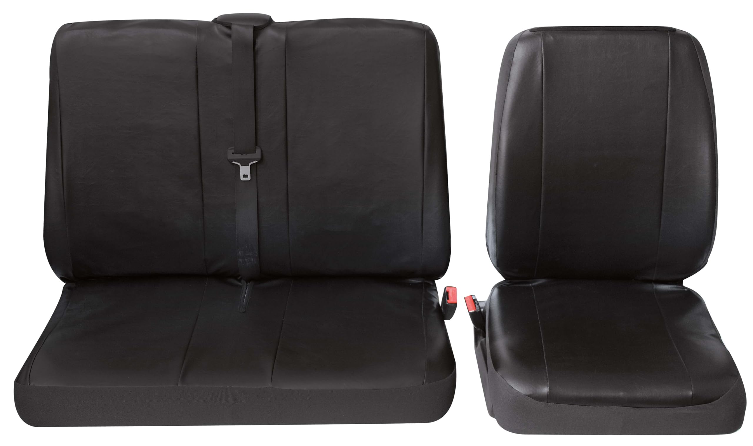 PETEX Auto Transporter Sitzbezüge für Einzel- und Doppelsitz (vorne) 2-teilig - Profi 4 in schwarz