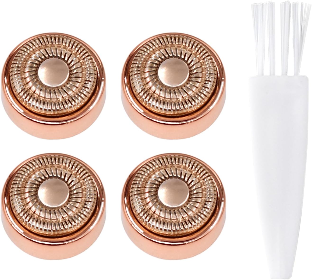 Generation 2 Replacement Heads for Flawless Facial Hair Remover, Replacement Heads for Finishing Touch Flawless Facial Hair Remover Gen 2,Facial Hair Remover Heads with Cleaning Brush for Women,4 Pack Generation 2 Replacement Heads for Flawless Facial Hair Remover, Replacement Heads for Finishing Touch Flawless Facial Hair Remover Gen 2,Facial Hair Remover Heads with Cleaning Brush for Women,4 Pack