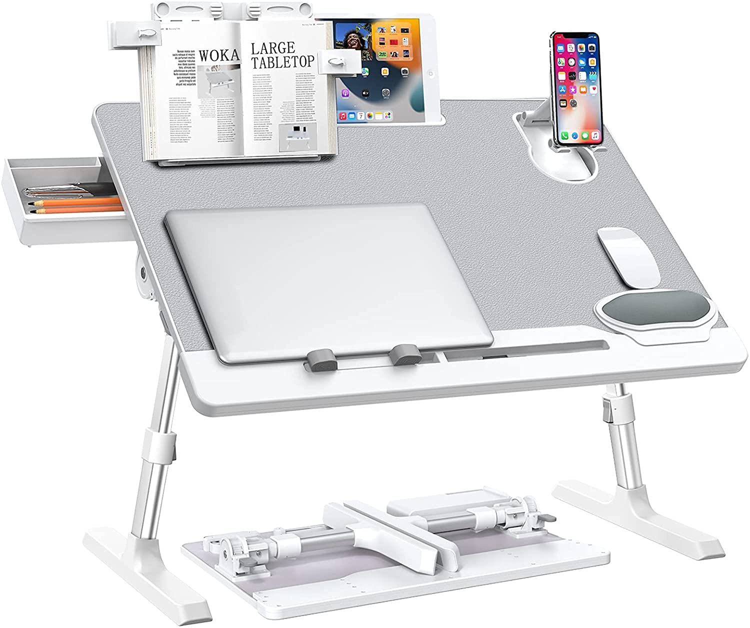 Buy Chulovs Laptop Desk for Bed, Adjustable Extra Large Lap Desk, XL