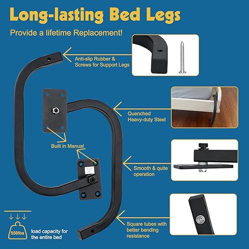 Miniatura 4 de TOPOWN Kit de cama Murphy de lujo tamaño Queen Murphy Kit de cama Murphy Kit de cama Murphy Kit de cama Queen (vertical)