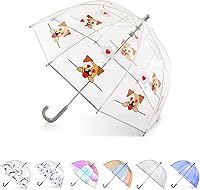 Vista 20 de Totes- Paraguas de burbujas transparente para niños con mango de fácil agarre), 2236N53