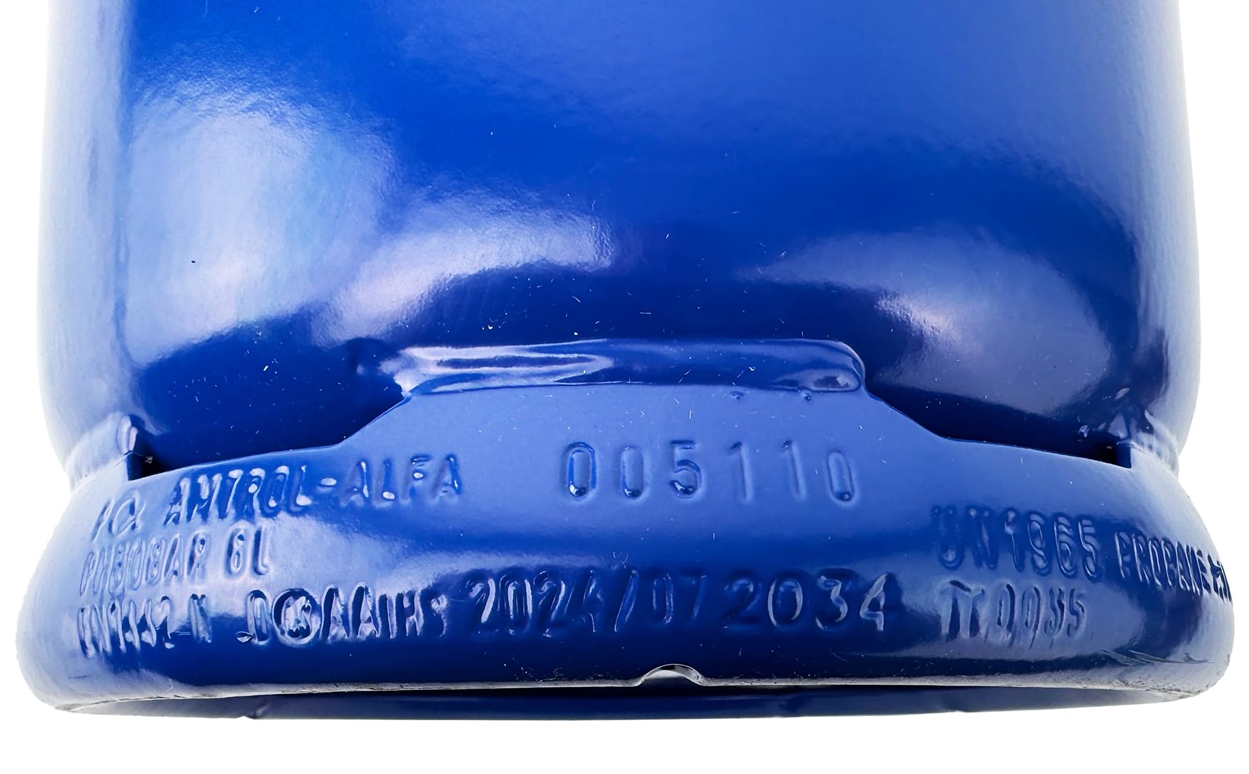 GARDINGER leere befüllbare 2,5 kg Propangasflasche mit Sicherheitsventil (Alternative zur GAZ R907)