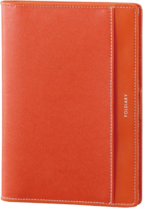 Amazon レイメイ藤井 手帳 2020年 フォルダイアリー B6 マンスリー オレンジ Rfd2008d 2019年 12月始まり 手帳 文房具 オフィス用品