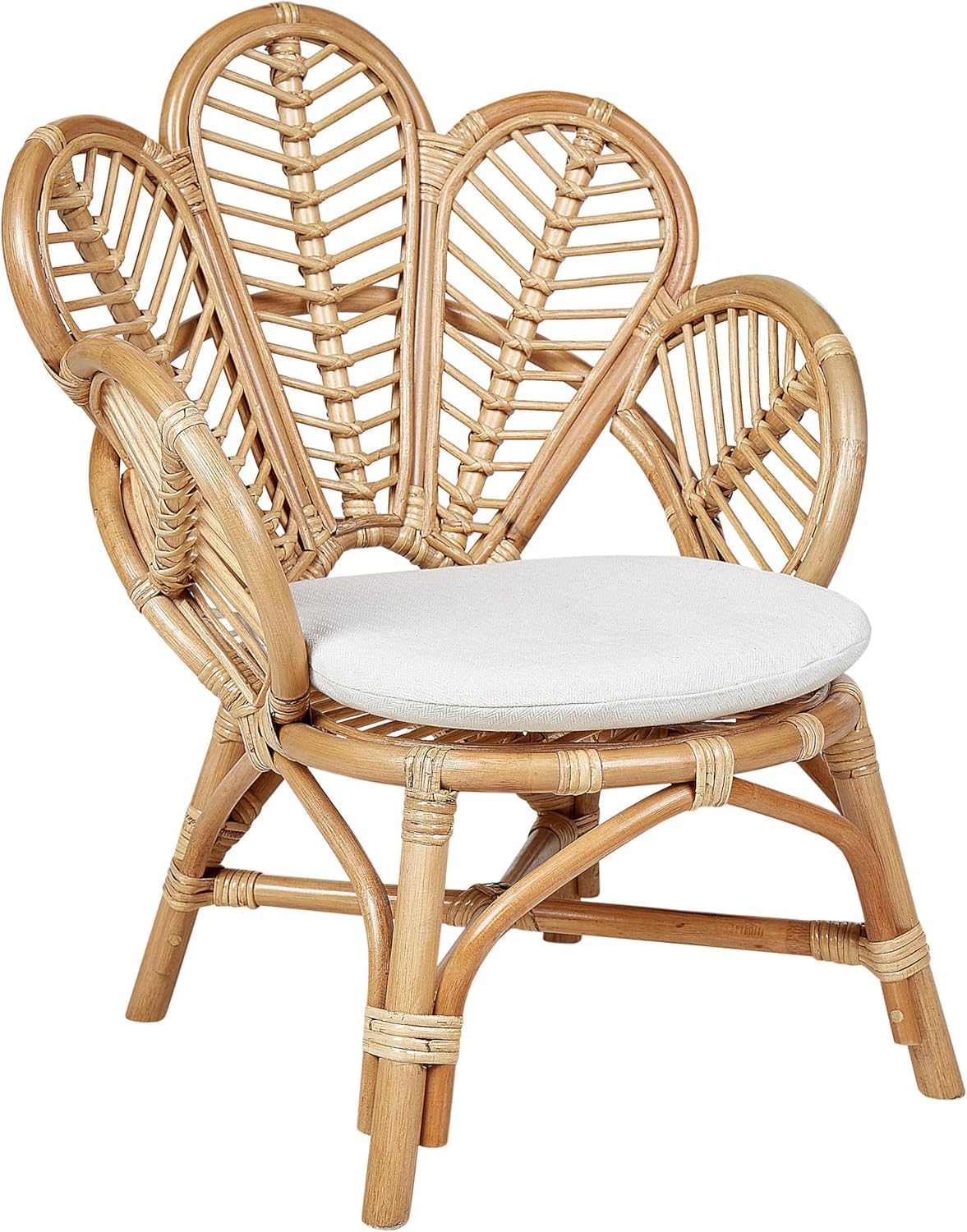 poltrona vimini rattan naturale adulti rattan 93 CM altezza per interno ed esterno con cuscino in omaggio