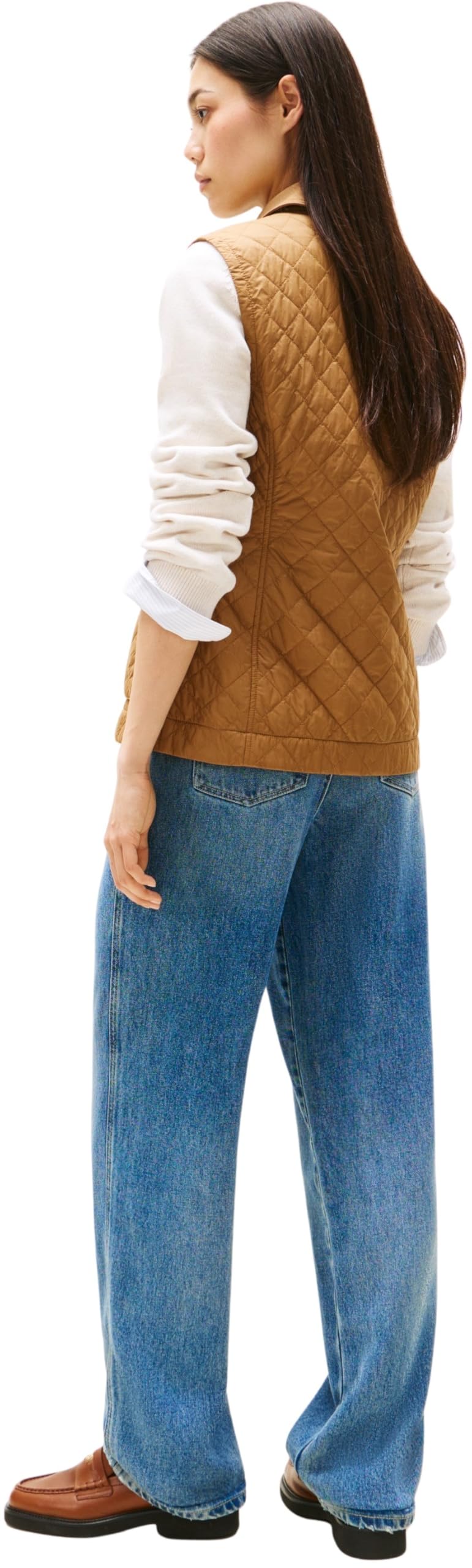 Tommy Hilfiger Donna Gilet Padded Nylon Slim Quilted Imbottito