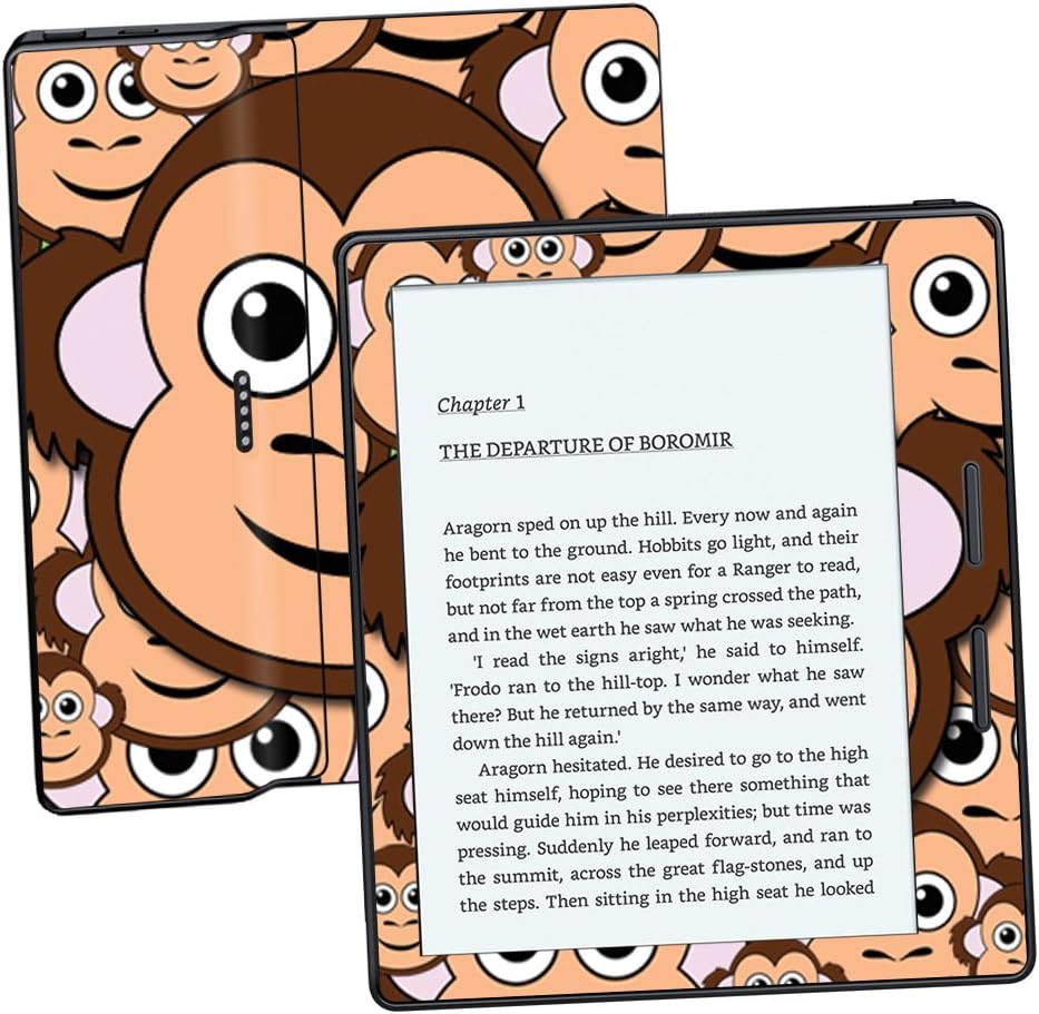 MightySkins Skin Compatible with Amazon Kindle Oasis 6" (8th Gen) - Monkey | Protective, Durable, and Unique Vinyl Decal wrap Cover | Easy to Apply, Remove, and Change Styles | Made in The USA