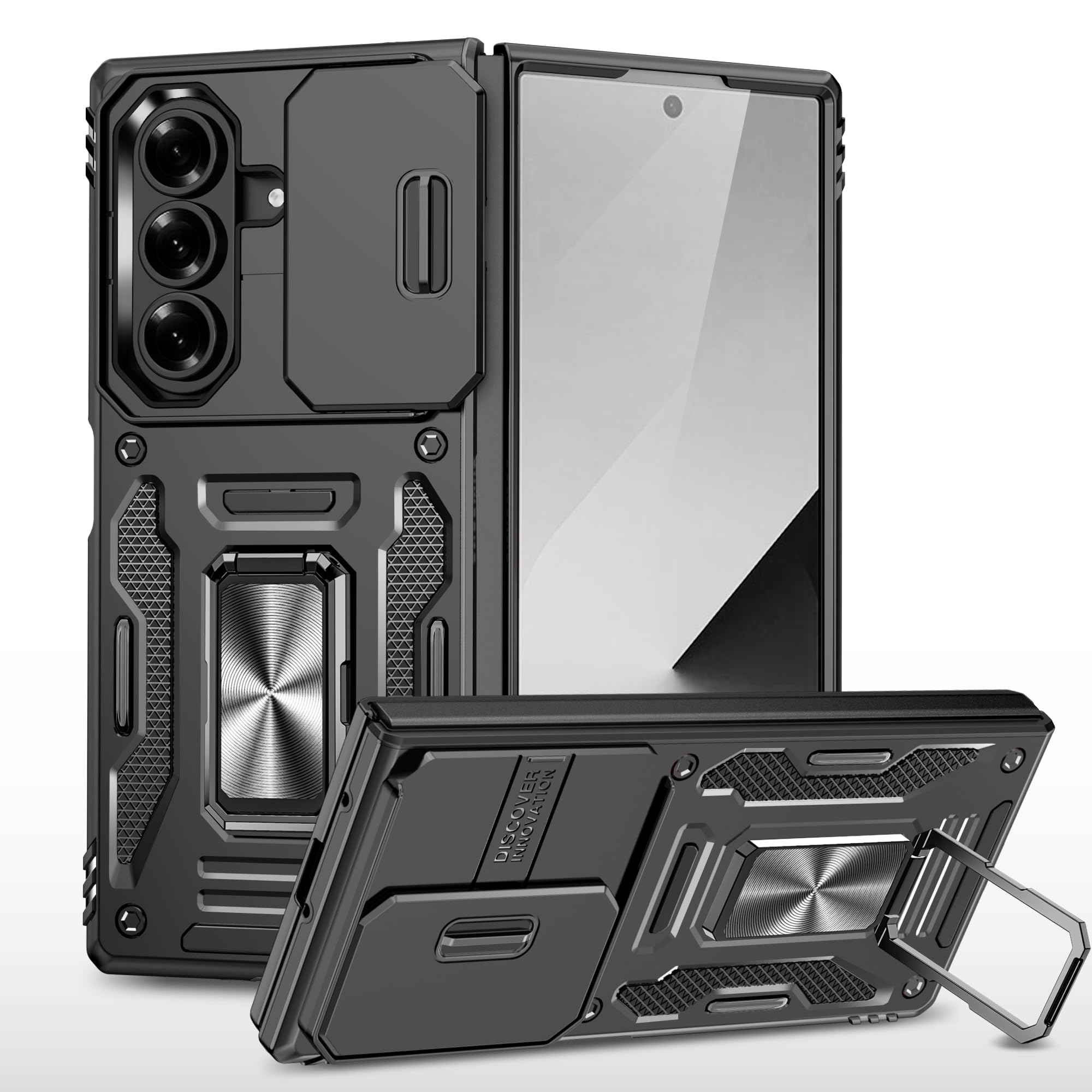 Samsung Galaxy S21 Camera Case - Slide Cover & Ring Holder -31