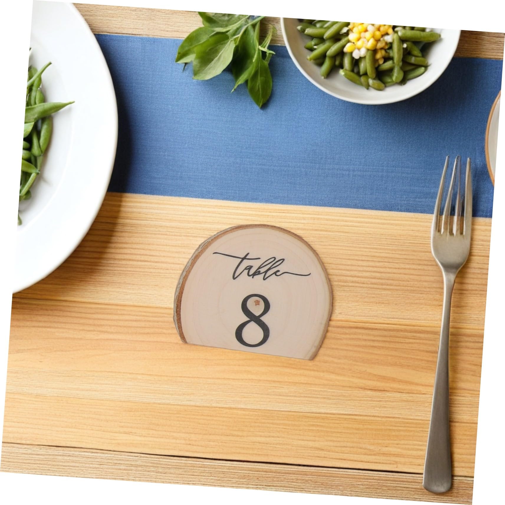 Garneck 10stücke Tischnummern Holz Rustikal Für Hochzeiten Babypartys Geburtstage Tischdekorationen Aus Rinde Für Empfang Und Jubiläen