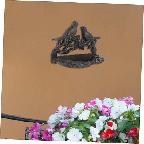 Miniatura 4 de Lurrose Suministro de alimentación para pájaros, decoración de jardín, comedero para pájaros, Plataforma, alimentador de pájaros para patio,