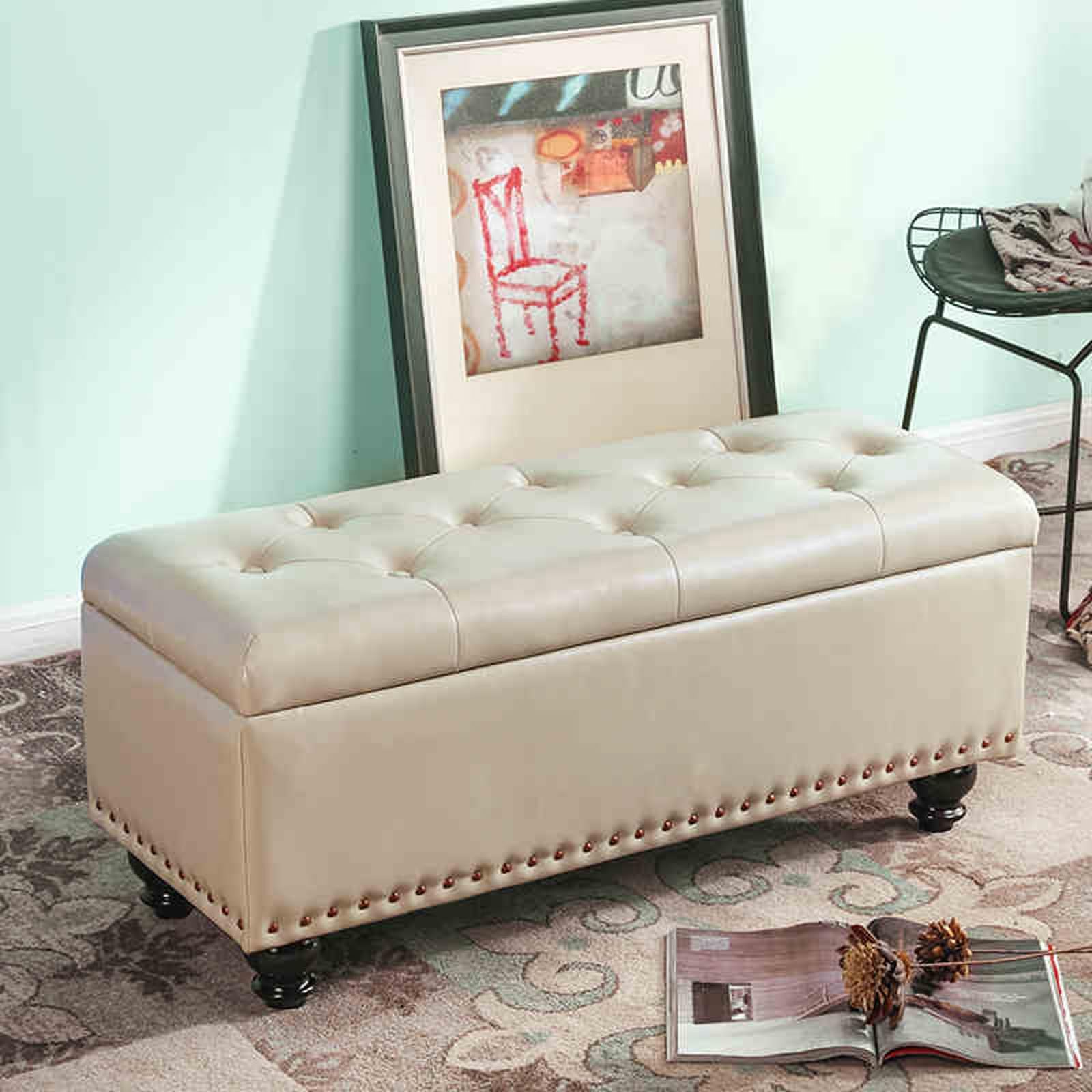 Pouf de rangement pour chambre et salon : la solution contre le désordre intérieur