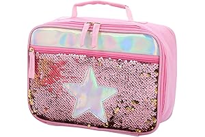 Star Lunch Bag - Pink Star Handheld Lunch Box