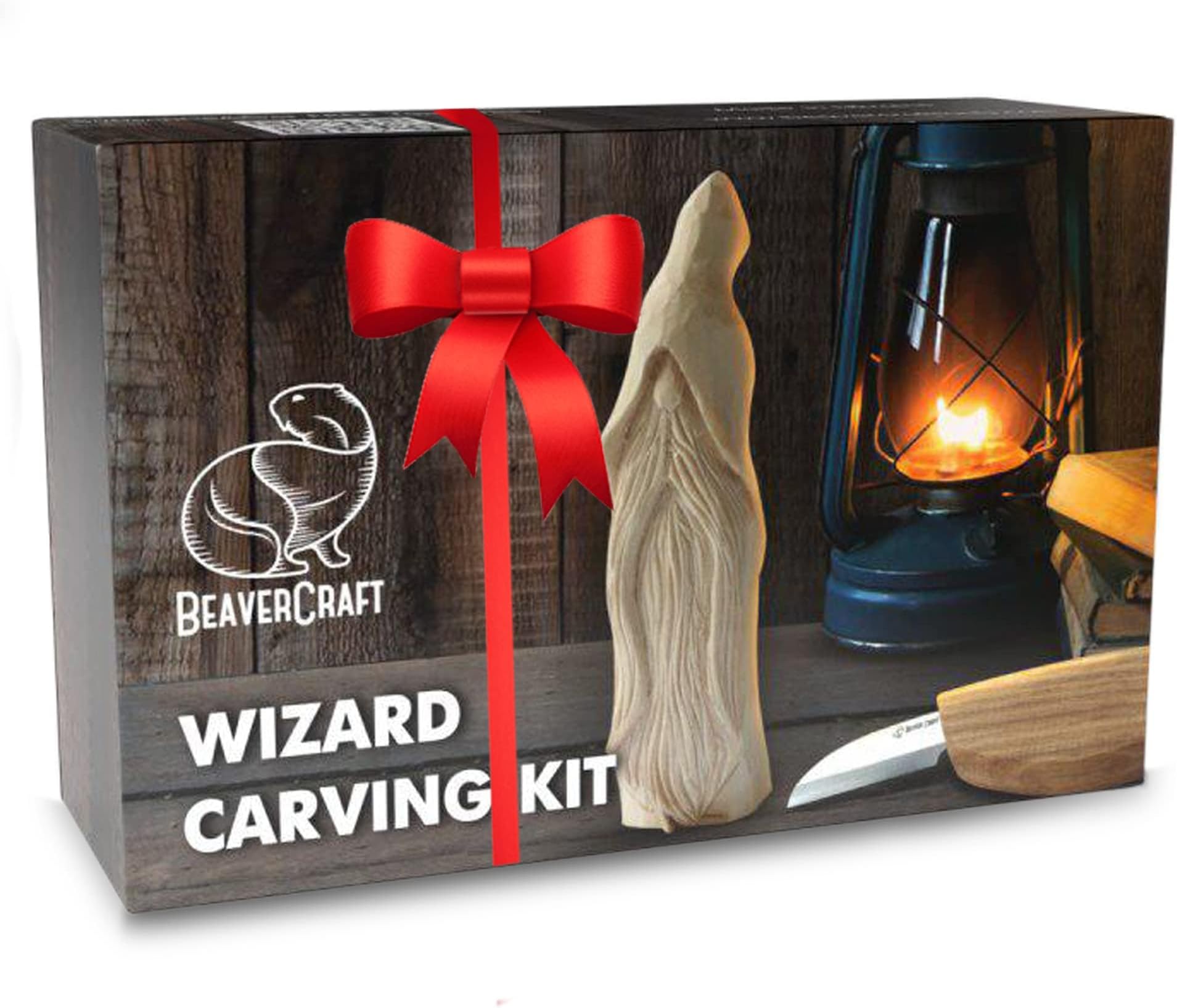 Beginners Wood Carving Whittling Kit - Hobby DIY Wood Craft Set for Adults and Teens - Whittling Knife Kit with Wood Blocks - Wood Carving Tools Kit - Woodworking Carving Kit DIY03 Wizard