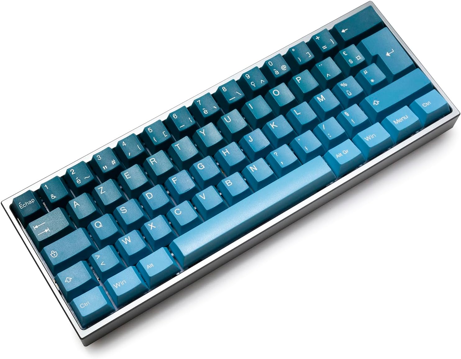 KPREPUBLIC Taihao Pine Green French Keycap ABS Doubleshot keycaps for DIY Gaming MX Mechanical Keyboard OEM FR All in One 87 104 60 (TH PineGreen FR Keycap x1)