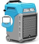 ALORAIR Commercial Dehumidifier 170 PPD with Pump & Drain Hose for Industrial Use, Fit for 2,100 Sq.Ft Space Portable Design with Wheels & Handle, 6-Year Limited Warranty, Blue