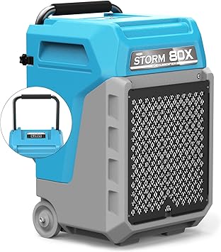 ALORAIR 170 Pints LGR Commercial Dehumidifier with Pump & Drain Hose, Up to 2,100 Sq.Ft, Portable Industrial Dehumidifiers with Wheels for Water Damage Restore, Basement, Garage, 5 Years Warranty