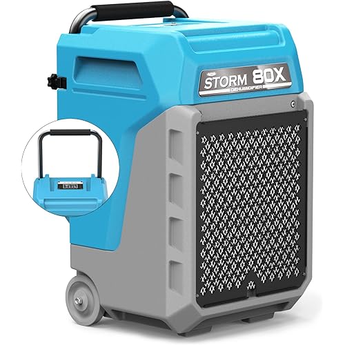 ALORAIR LGR Commercial Dehumidifier with Pump & Drain Hose, Portable Industrial Dehumidifiers with Wheels for Water Damage Restore, Basement, Garage, 5 Years Warranty