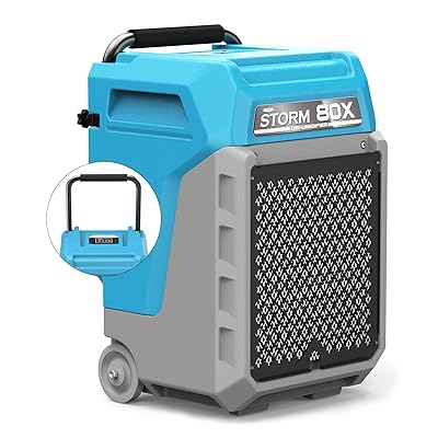 ALORAIR 170 Pints LGR Commercial Dehumidifier with Pump & Drain Hose, Up to 2,100 Sq.Ft, Portable Industrial Dehumidifiers with Wheels for Water Damage Restore, Basement, Garage, 5 Years Warranty