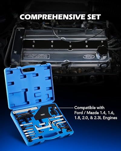 Miniatura 3 de Orion Motor Tech Juego de herramientas de sincronización del motor, 24 piezas de herramientas de sincronización de alineación del árbol de levas del