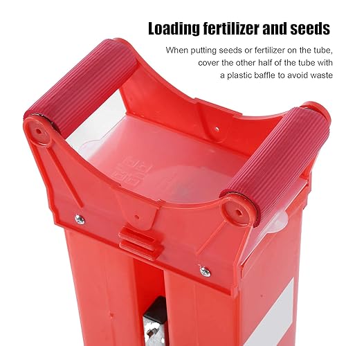 Miniatura 8 de Sembradora manual y esparcidora de fertilizantes, maceta portátil de soja de maíz, cantidad de siembra ajustable de 1 a 3 granos para un solo uso,