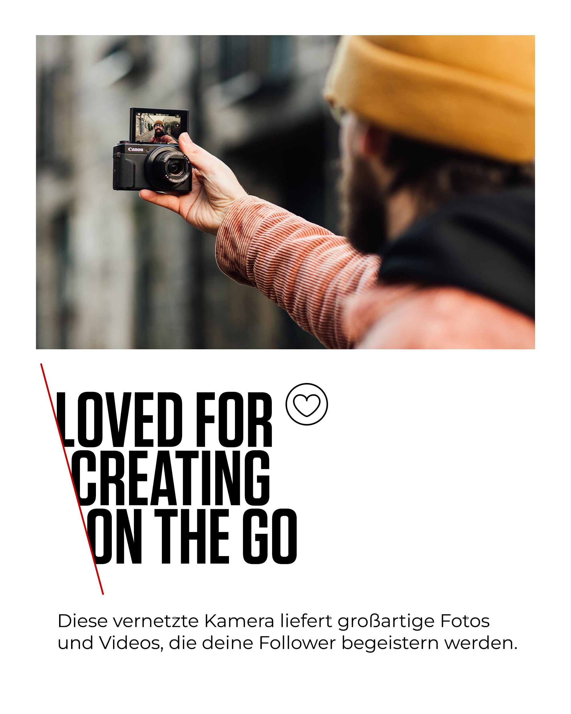 Canon PowerShot G7 X Mark III (Schwarz) – Kompakte Digitalkamera mit 1-Zoll-Sensor & 4K-Video – Ideal bei wenig Licht & auf Reisen – Mit WLAN & Bluetooth - Geliebt Für Kreatives Unterwegs