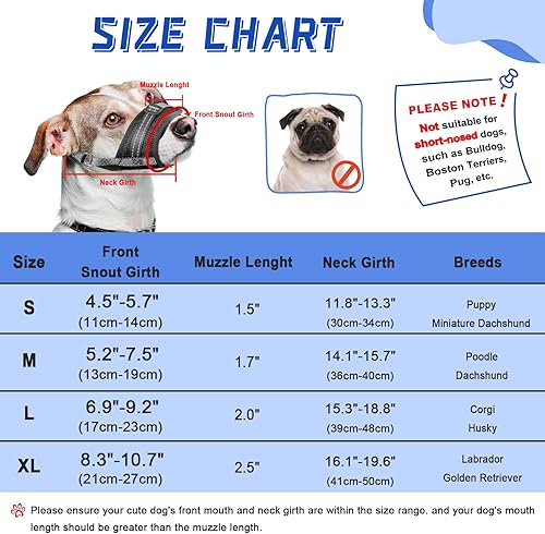 Miniatura 7 de GoGoPaw Bozal para perro, bozal de malla de aire suave para perros grandes, bozal ajustable para mascotas para perros pequeños y medianos para beber