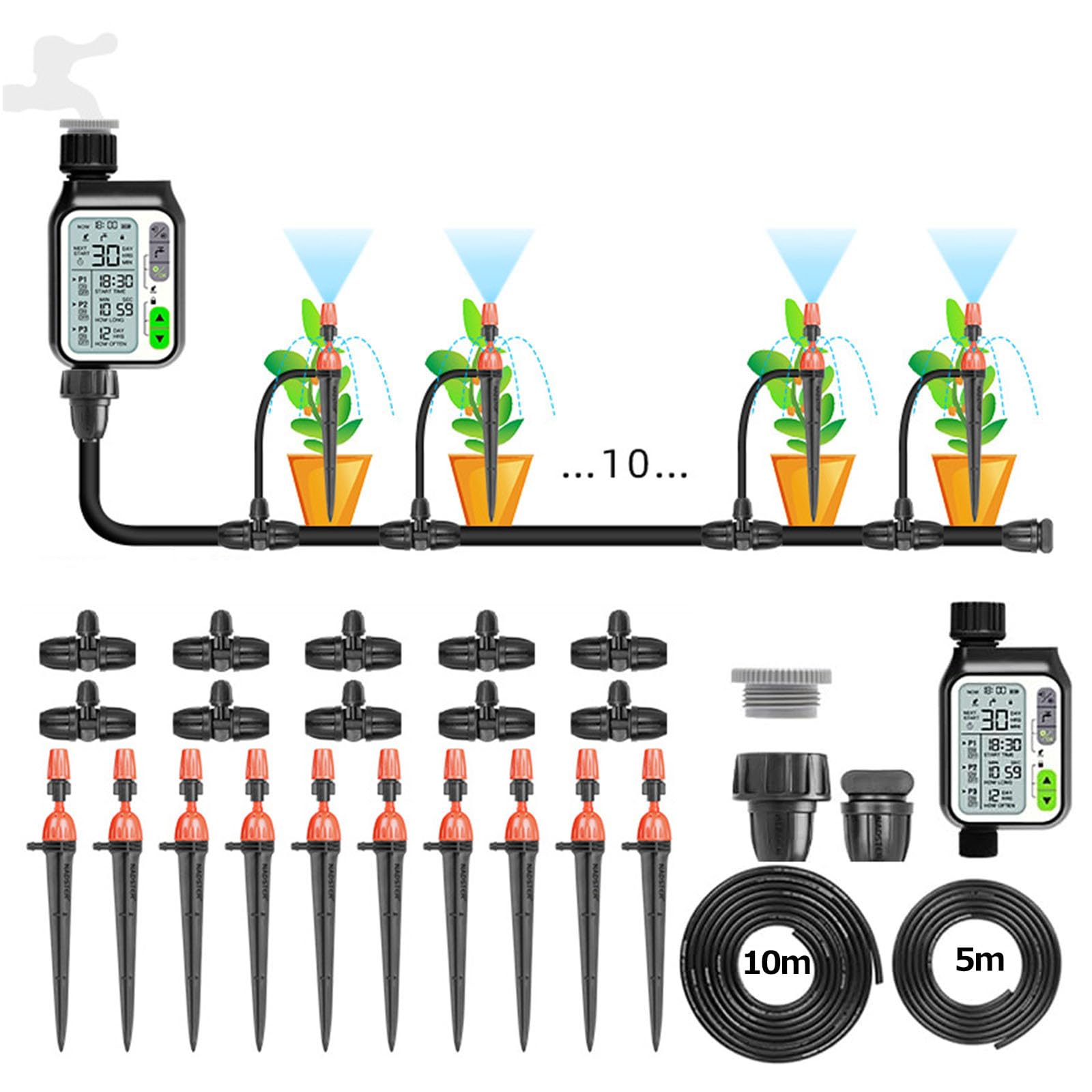 Amazon.co.jp: 自動水やり器 植物 雨センサー付 自動水やり